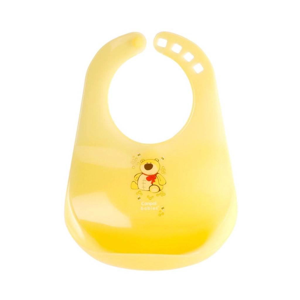 Нагрудничок Canpol babies пластмасовий блакитний (2/404)
