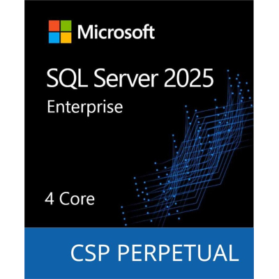 ПЗ для сервера Microsoft SQL Server 2025 Enterprise Core - 4 Core License Pack Commer (DG7GMGF0VNHG_0001)