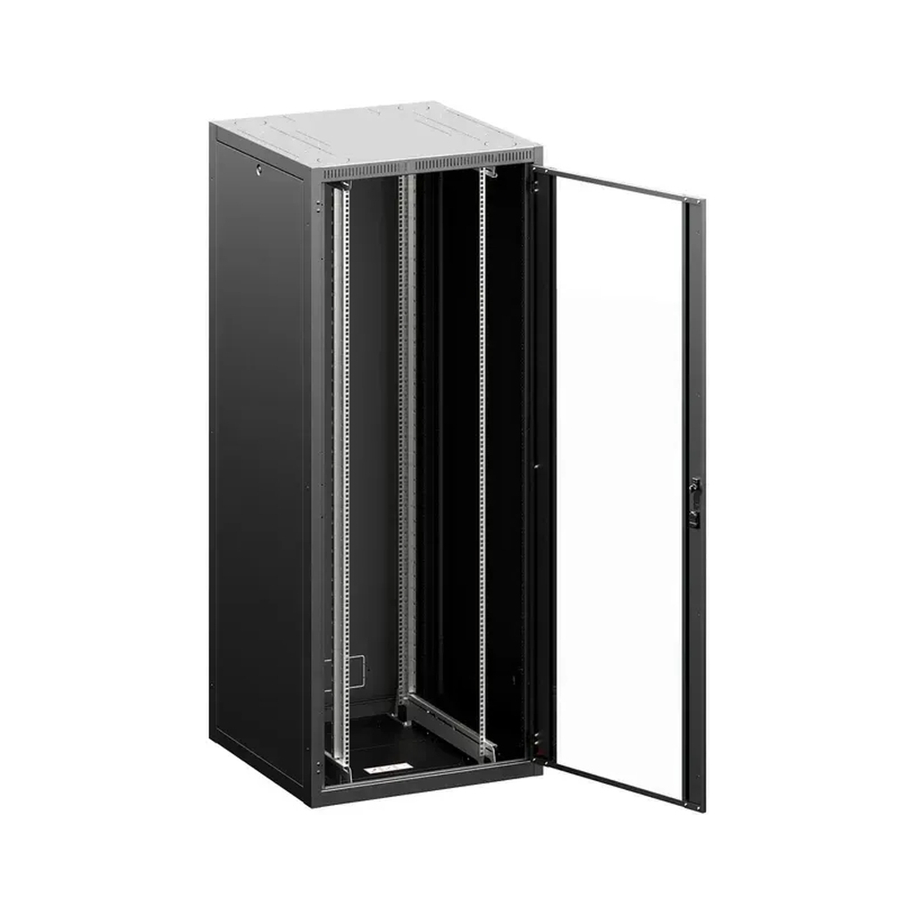 Шафа напольна Conteg 42U iSEVEN 19" 600x600, RAL9005 (RI7-42-60/60-H)