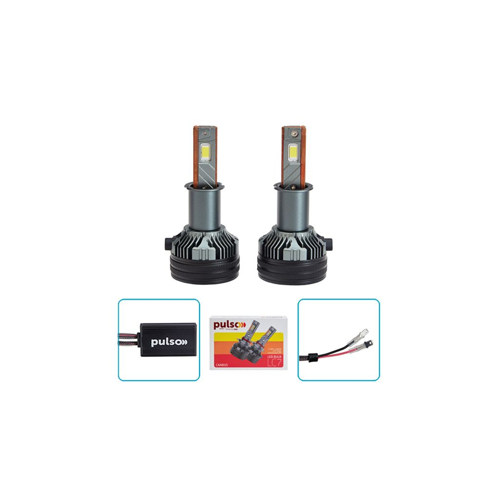 Автолампа PULSO LED-chips Customized CSP/9-30V/2*85W/20000Lm/6000k (LC7-H3)