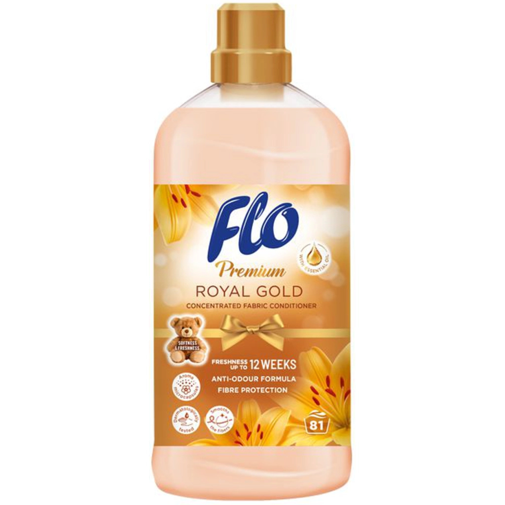 Кондиціонер для білизни Flo Premium Royal Gold Концентрований 1.8 л (5900948249071)