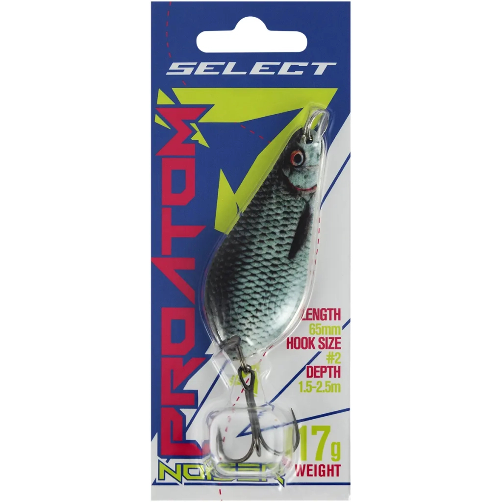 Блешня Select ProAtom Noiser 17.0g 65mm S46 (1870.78.98) Блешня Select ProAtom Noiser 17.0g 65mm S46 (1870.78.98)