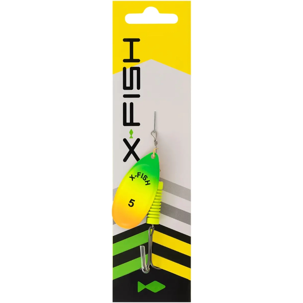 Блешня X-Fish Stark 14g 5 Fire tiger (1917.05.88) Блешня X-Fish Stark 14g 5 Fire tiger (1917.05.88)