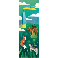 Bookmarks for books by Lyutsink "Flag. Hoverla" 1 pc. (LK000000002) (2000000000002)
