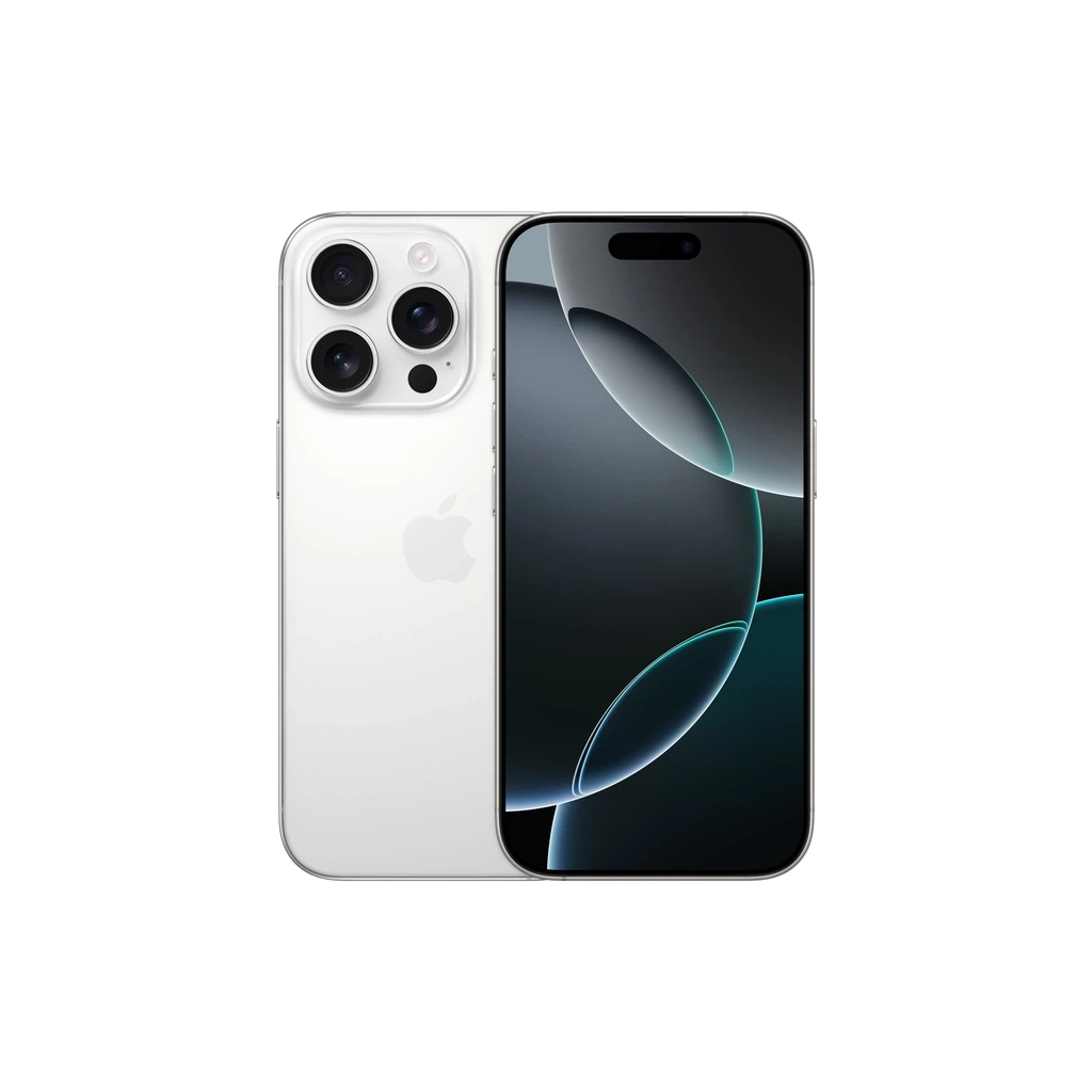 Мобільний телефон Apple iPhone 16 Pro 256Gb eSim White Titanium (Grade B) USED (iP16Pr2eWhT_B)