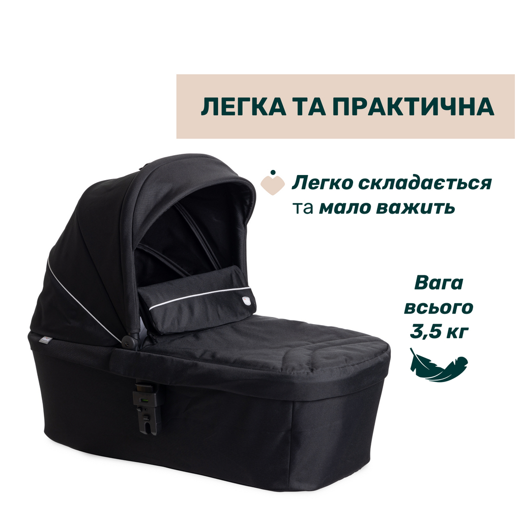 Коляска Chicco Activ3 New 2 в 1 Чорна (2900990892068) (87154.31.01)