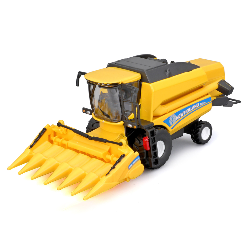 Масштабна модель автомобіля Bburago Автомодель - Зернозбиральний комбайн New Holland TC5.90 (з кукурузною жаткою) (18-31722)