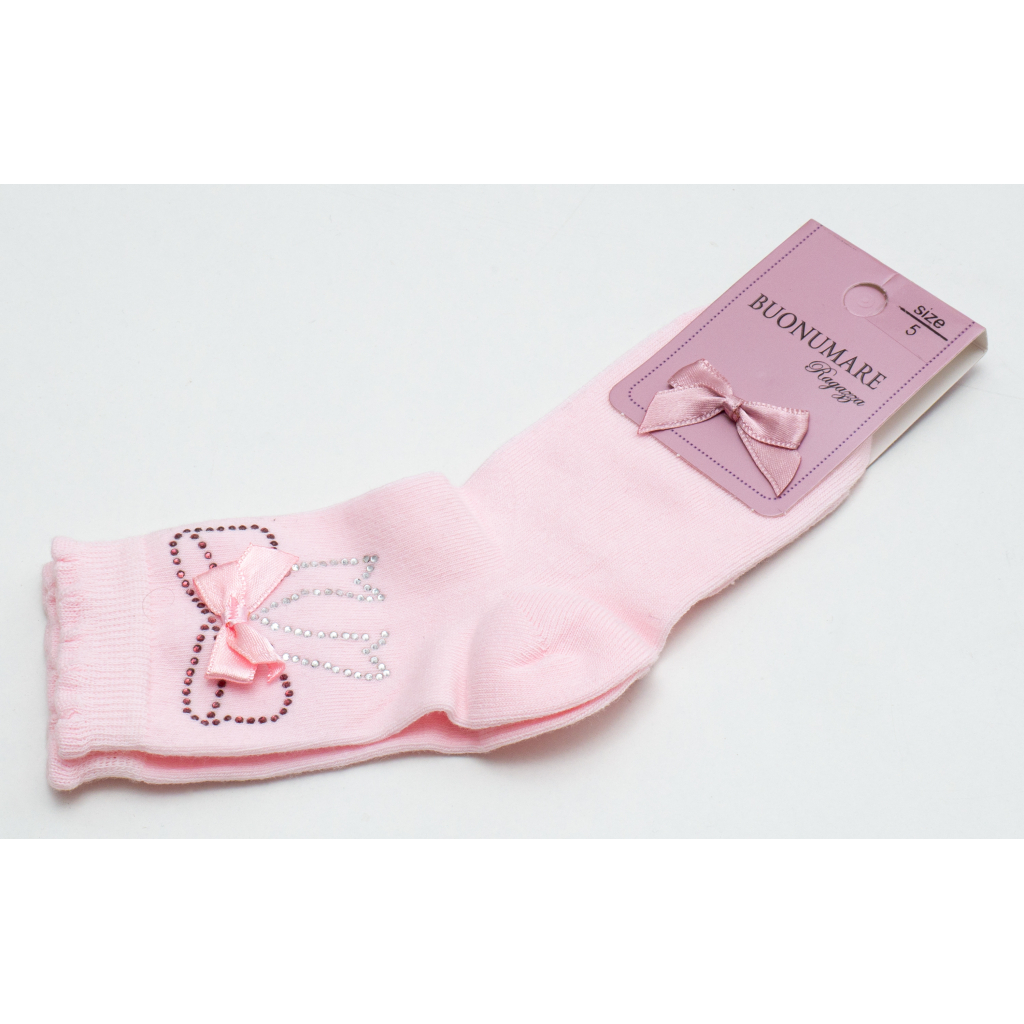 Шкарпетки дитячі UCS Socks з бантиками (M0C0102-0808-7-pink)