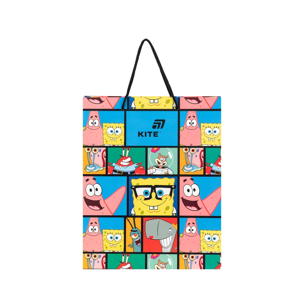 Подарунковий пакет Kite Sponge Bob 26 х 32 см (SB26-266) Подарунковий пакет Kite Sponge Bob 26 х 32 см (SB26-266)