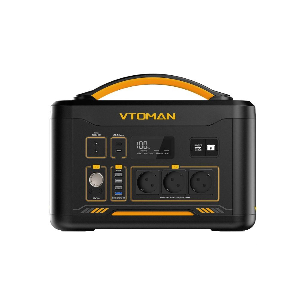 Зарядна станція Vtoman Jump 2200 PB-29 2200W 1548Wh LiFePO4 (Jump 2200) Зарядна станція Vtoman Jump 2200 PB-29 2200W 1548Wh LiFePO4 (Jump 2200)