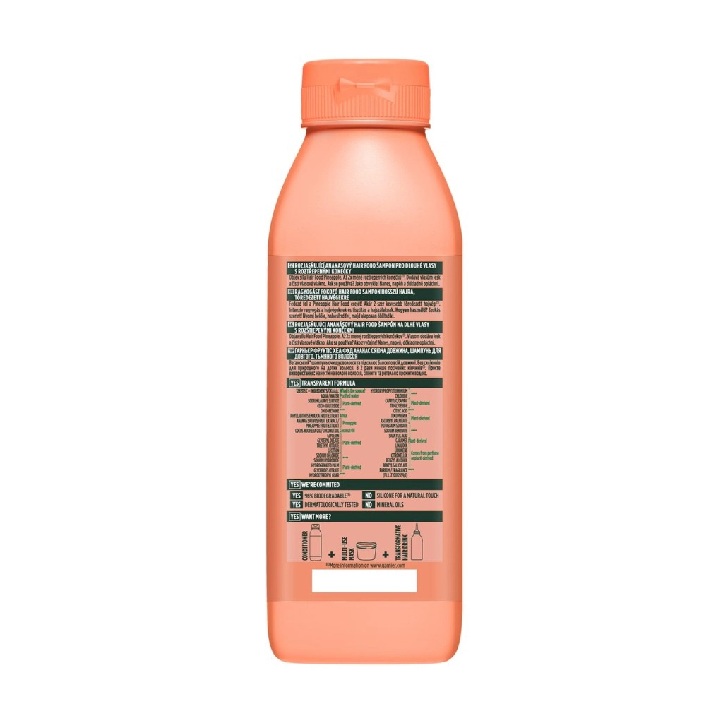 Шампунь Garnier Fructis Pineapple Hair Food Glowing Lengths Shampoo 350 мл (3600542522793)