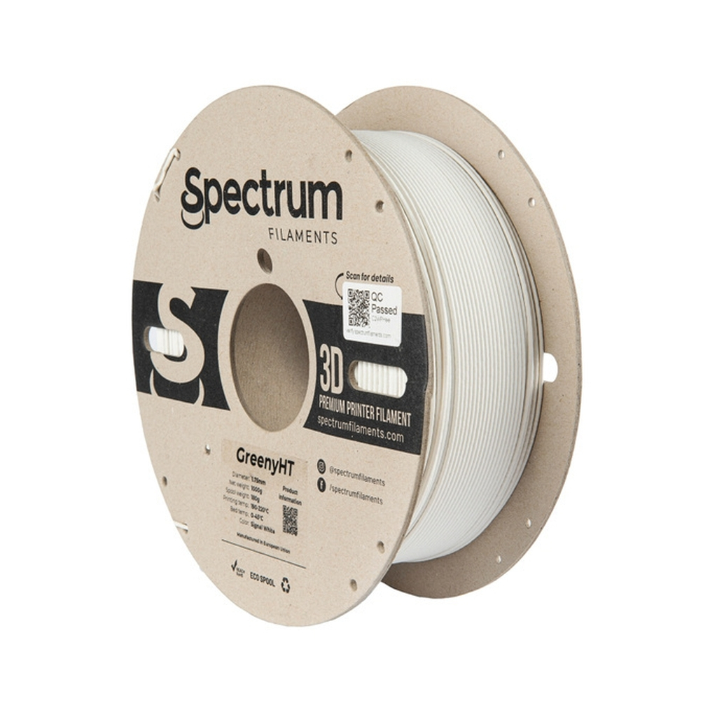 Пластик для 3D-принтера Spectrum GreenyHT 1.75mm 1kg White, Signal RAL 9016 (80700)