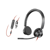 Навушники Poly Blackwire 3325 USB-C/A Black (8X221AA)