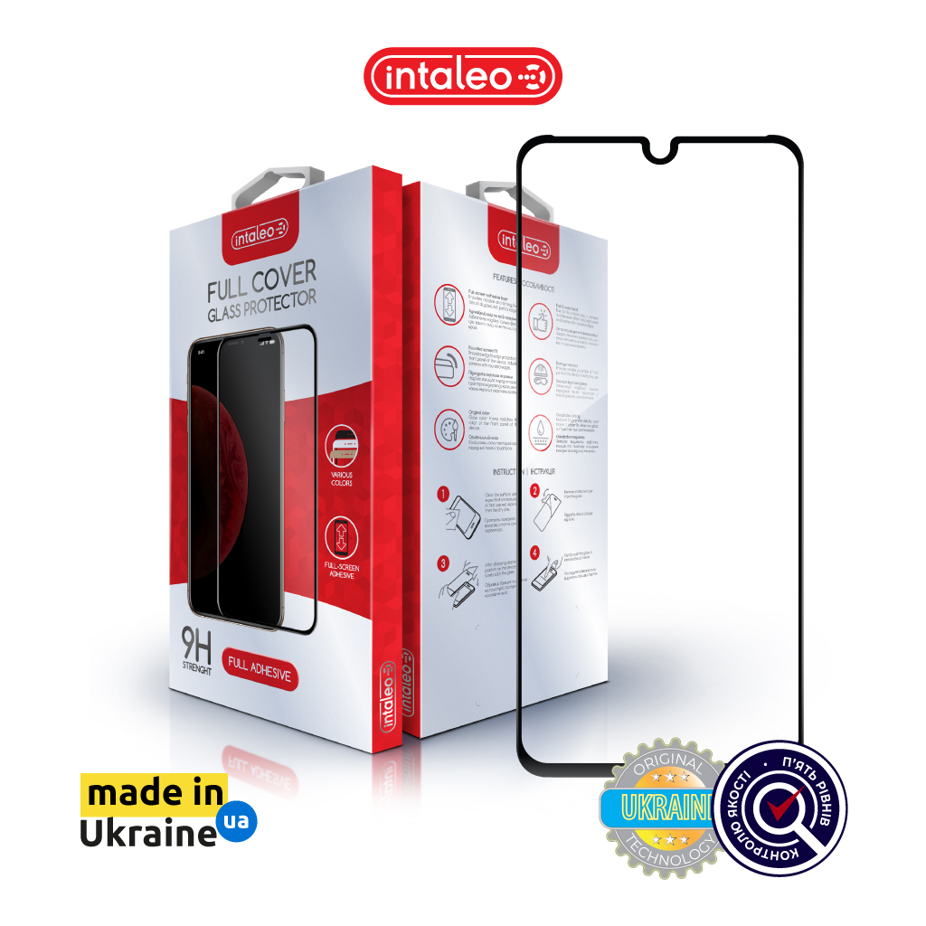 Скло захисне Intaleo Full Glue Infinix Note 12 Pro Black (1283126546648)