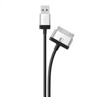 Дата кабель USB 2.0 (AM/Samsung 30pin) sync/charge cable 1м, Black Belkin (F8J126bt1M-BLK)