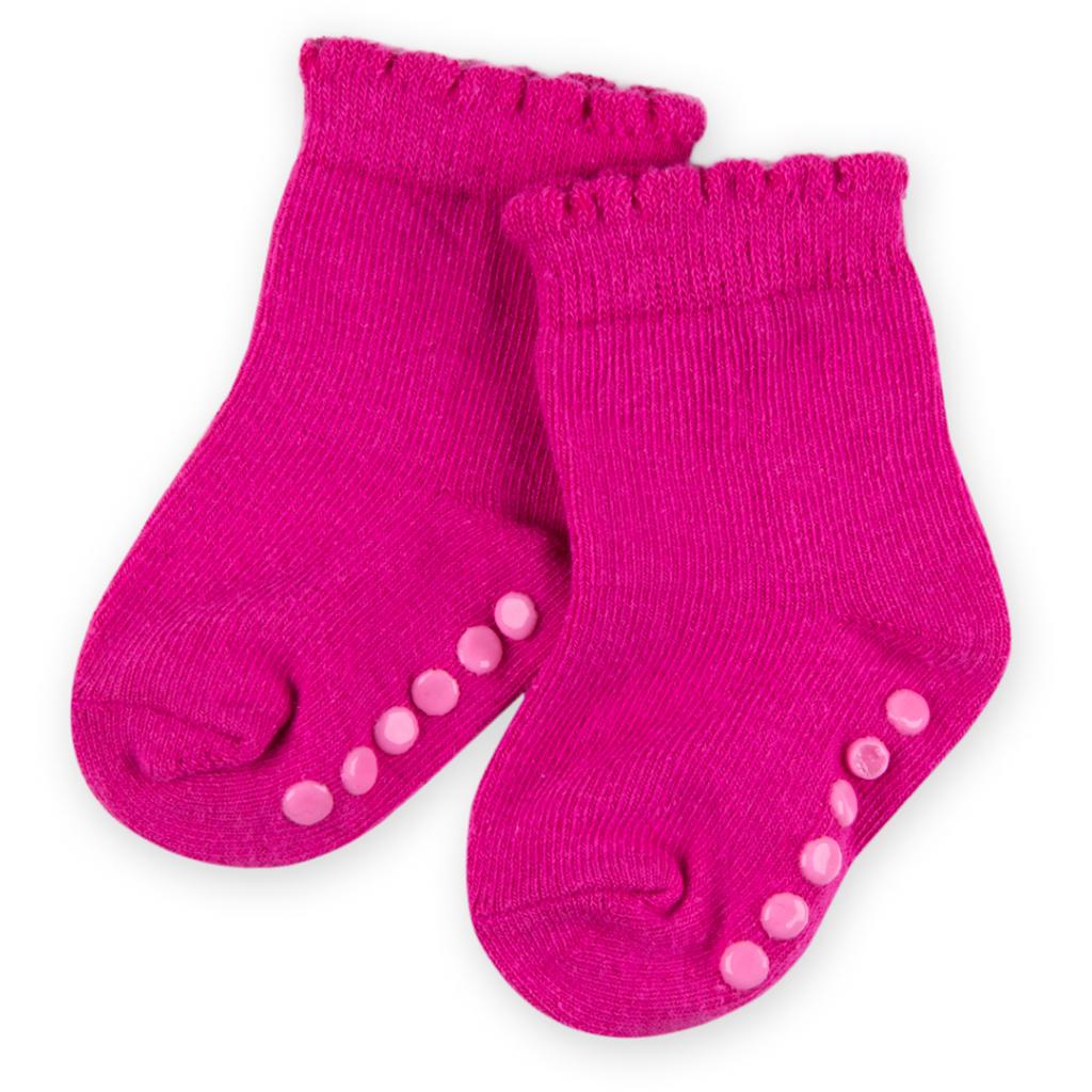 Шкарпетки дитячі Luvable Friends 3 пари неслизькі, для дівчаток (23080.12-24 F)