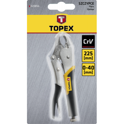 Кліщі Topex затискні, 225 мм (32D856)