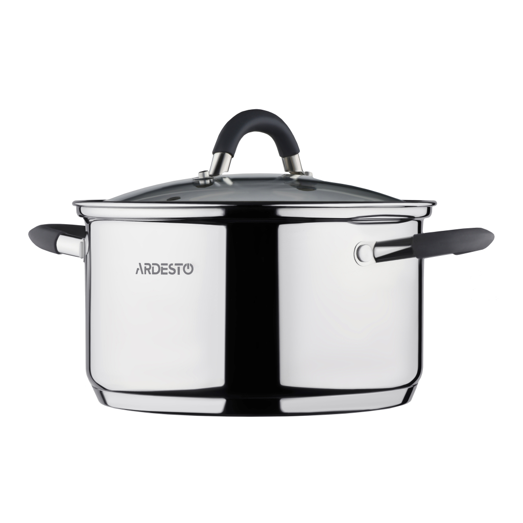 Каструля Ardesto Gemini Salerno 4,4 л (AR1947CS) Каструля Ardesto Gemini Salerno 4,4 л (AR1947CS)
