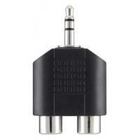 Перехідник 3.5мм jack -2RCA (M/F), PORTABLE,BLACK Belkin (F3Y120BF)