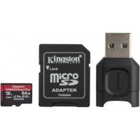 Карта пам'яті Kingston 64GB microSDXC class 10 Canvas React+ (MLPMR2/64GB)