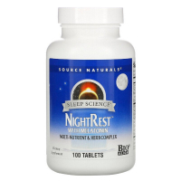 Vitamin and mineral complex Source Naturals Sleep Normalization Complex, NightRest, 100 tablets (SNS-00358)