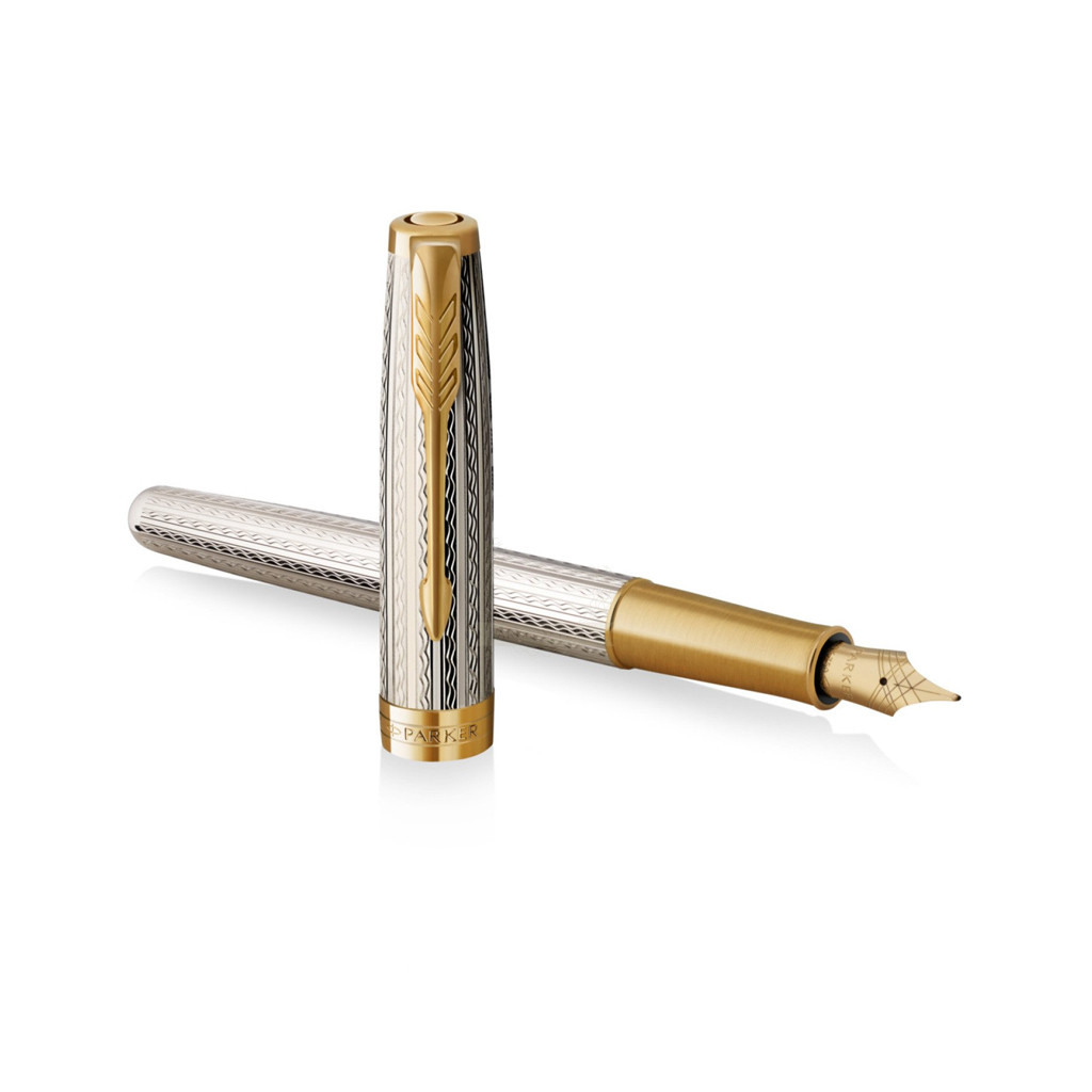 Ручка пір'яна Parker SONNET 17 Silver Mistral GT FP18 F (88 611) Ручка пір'яна Parker SONNET 17 Silver Mistral GT FP18 F (88 611)