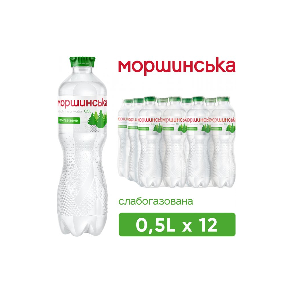 Мінеральна вода Моршинська 0,5л (4820017000260)