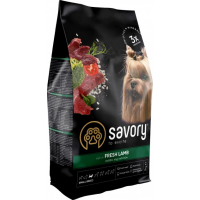 Dry food for dogs Savory Small Breeds rich in Fresh Lamb 3 kg (4820232630327)