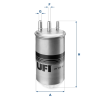 Fuel filter UFI 24.115.00