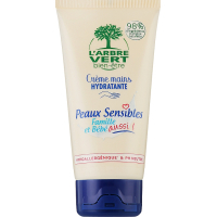 L'Arbre Vert Sensitive hand cream for sensitive skin. leather with extr. sweet almond 75 ml (3450601040672)