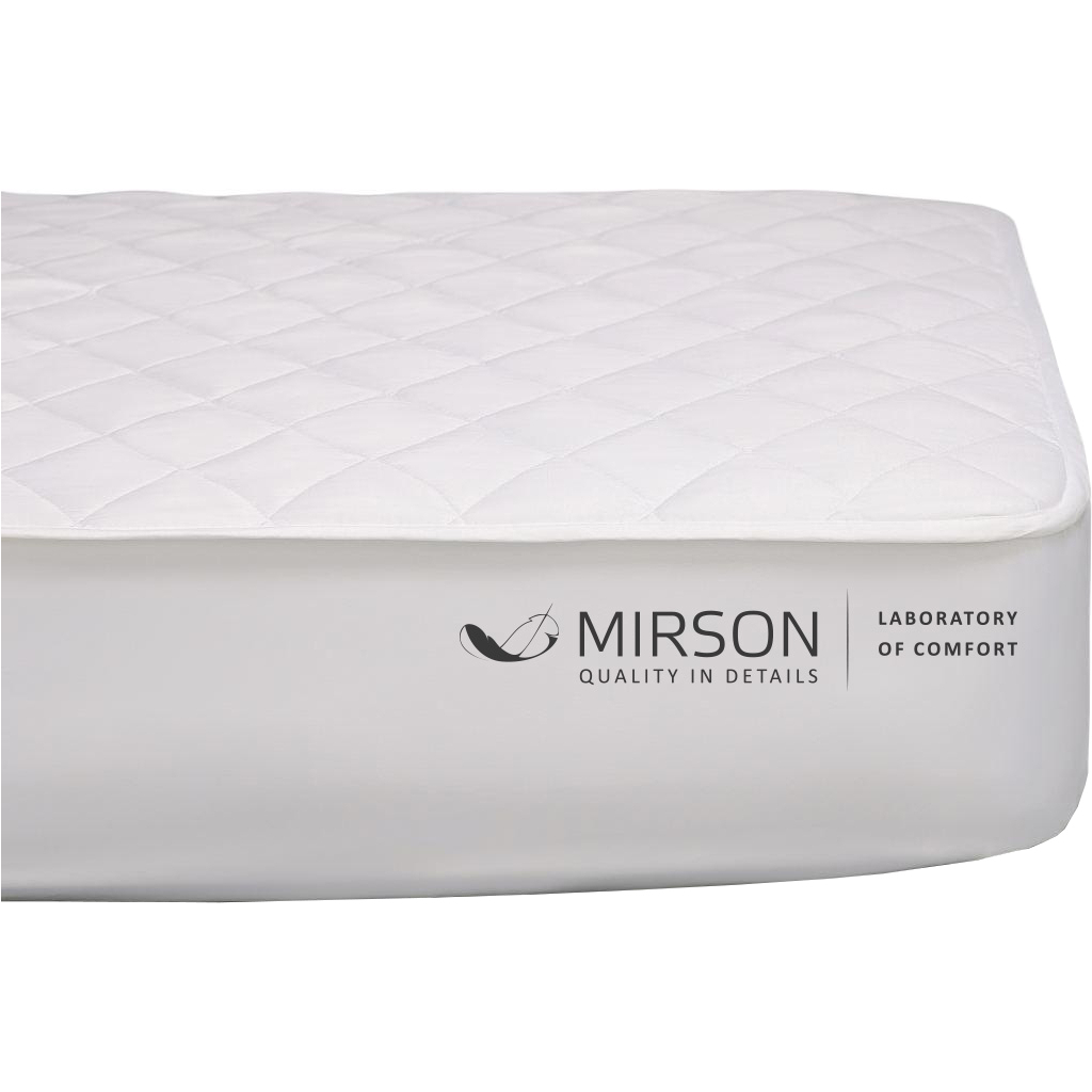 Наматрацник MirSon №5007 Exclusive Line Native Antiallergic звичайний з резинкою по периметру 80x190 см (2200005334270)