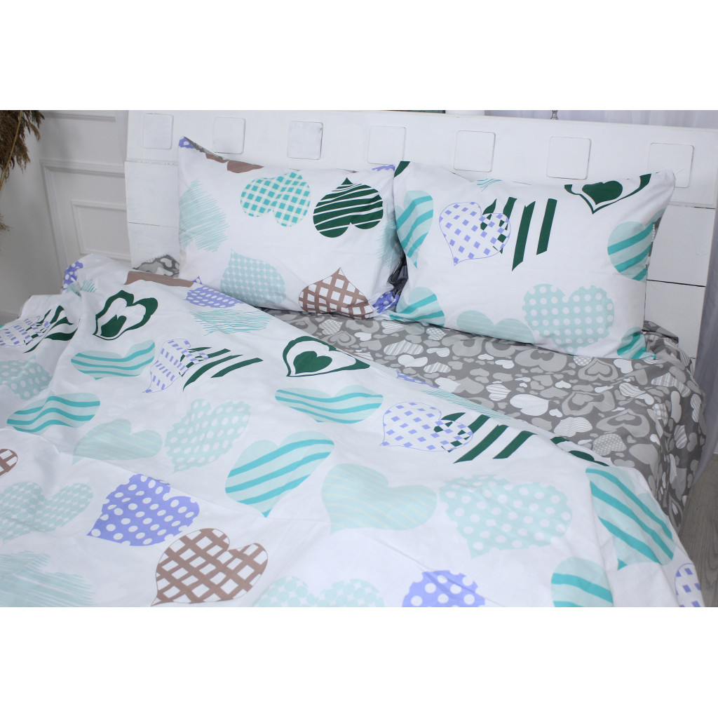 Постільна білизна MirSon Бязь Ranforce Elite 17-0533 Hearts 110х140 (2200004660035) Постільна білизна MirSon Бязь Ranforce Elite 17-0533 Hearts 110х140 (2200004660035)