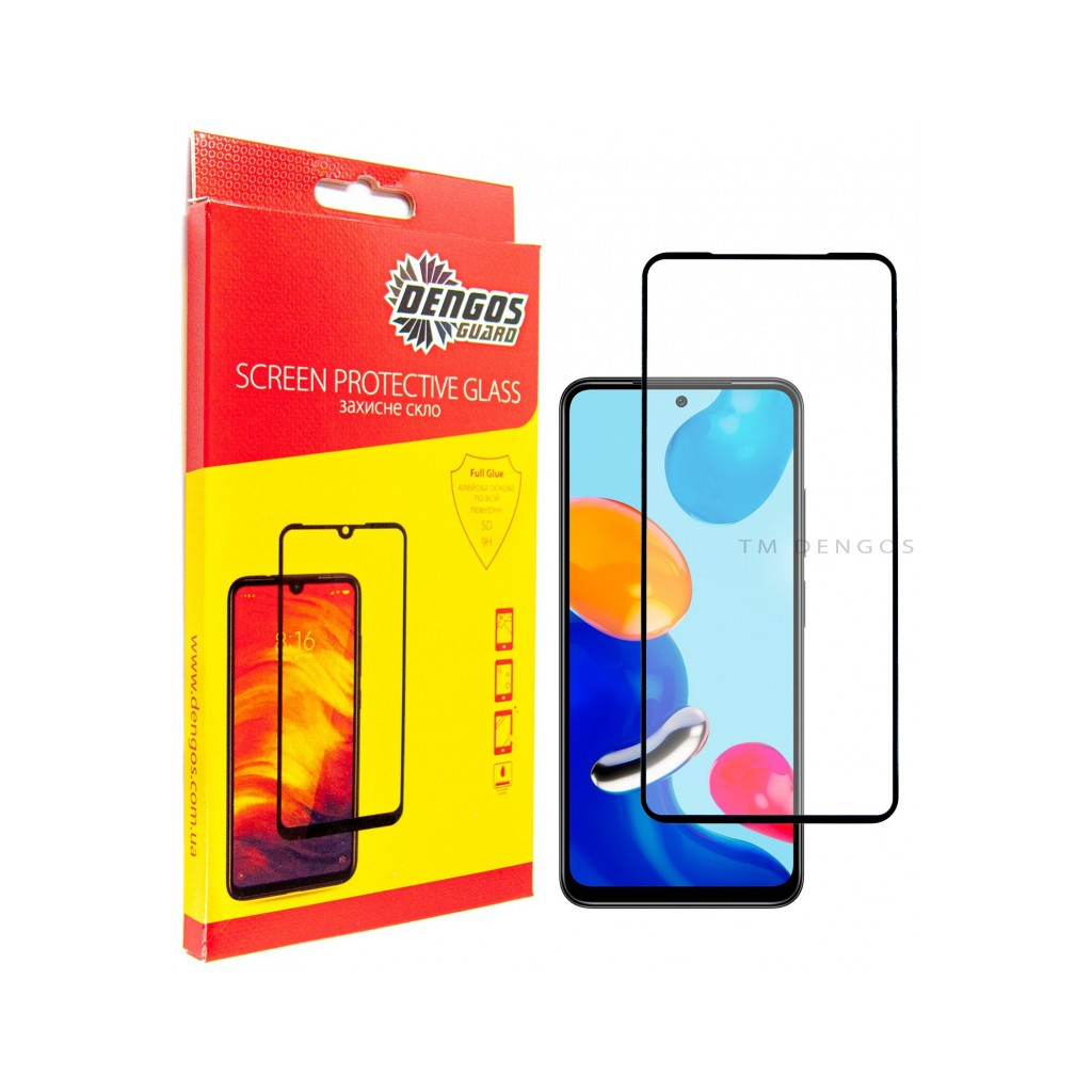 Скло захисне Dengos Full Glue Xiaomi Redmi Note 11/11s (TGFG-227) Скло захисне Dengos Full Glue Xiaomi Redmi Note 11/11s (TGFG-227)