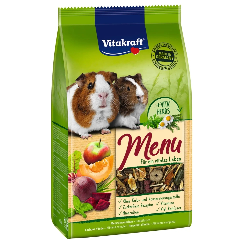 Корм для гризунів Vitakraft Menu для морських свинок 400 г (4008239106469/4008239255839)