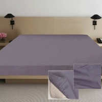 Sheet Yaroslav on elastic satin 02 gray-blue 200x160x20 (38257)