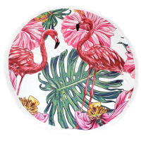 MirSon beach towel No. 5070 Summer Time Flamingo Coats 150x150 cm (2200003947786)
