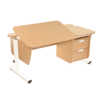 Pondi Desk Schoolboy transformer with Beech-white sideboard (СТ112/СТ212)