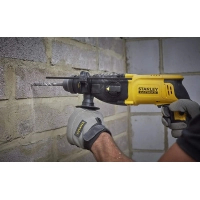 Перфоратор Stanley SDS-Plus, 800 Вт, 2.4 Дж, 3 режима, кейс (SFMEH210K)