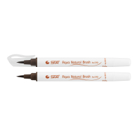 Art marker STA watercolor brush AQUA NATURAL BRUSH 3700, chocolate (STA3700-81)