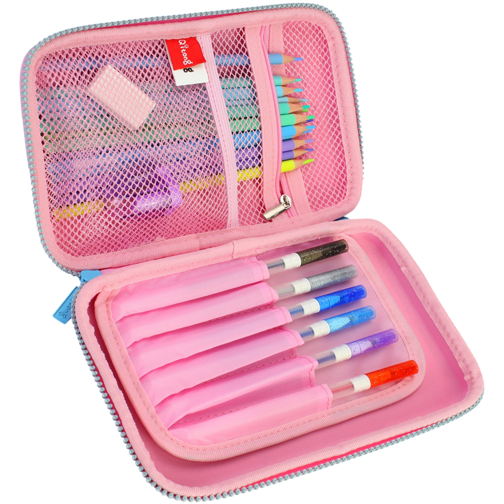 Пенал Cool For School з тисненням 1 відділення Фуксія (QT-5652-Rosered) Пенал Cool For School з тисненням 1 відділення Фуксія (QT-5652-Rosered)