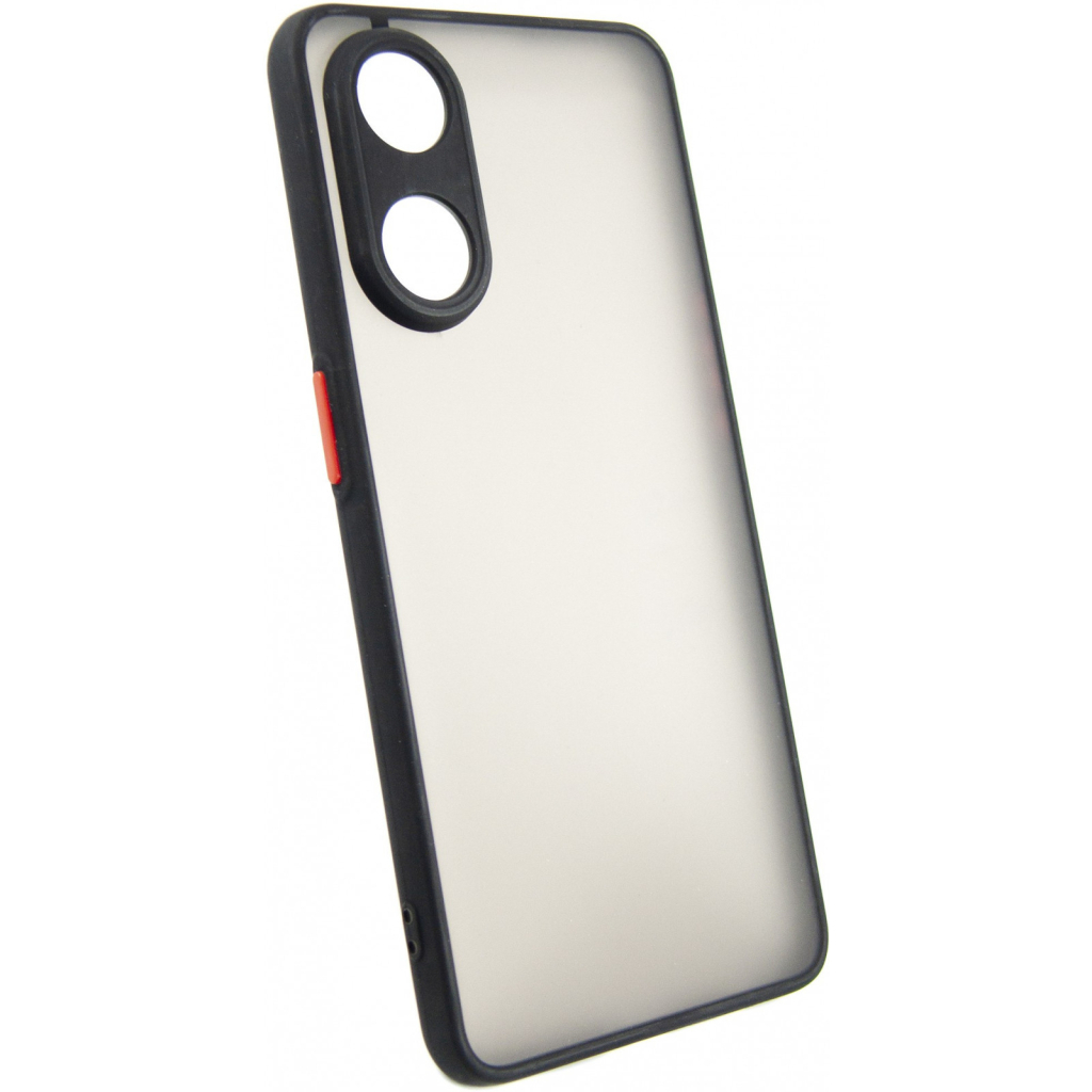 Чохол до мобільного телефона Dengos Matte OPPO Reno 8T (black) (DG-TPU-MATT-124) Чохол до мобільного телефона Dengos Matte OPPO Reno 8T (black) (DG-TPU-MATT-124)