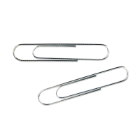 Paper clips Axent galvanized 78 mm 50 pcs (poly bag) (D4116/P)