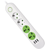 Network power supply filter Voltronic F01U, 2x EU + 2x Universal, 3*USB White (F01U-White)