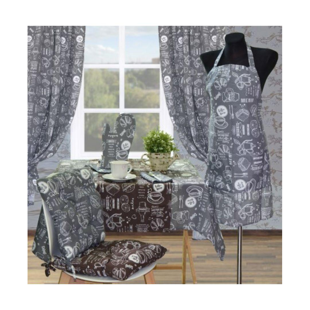 Скатертина Прованс Grey Breakfast 180х136 см (4823093408395) Скатертина Прованс Grey Breakfast 180х136 см (4823093408395)