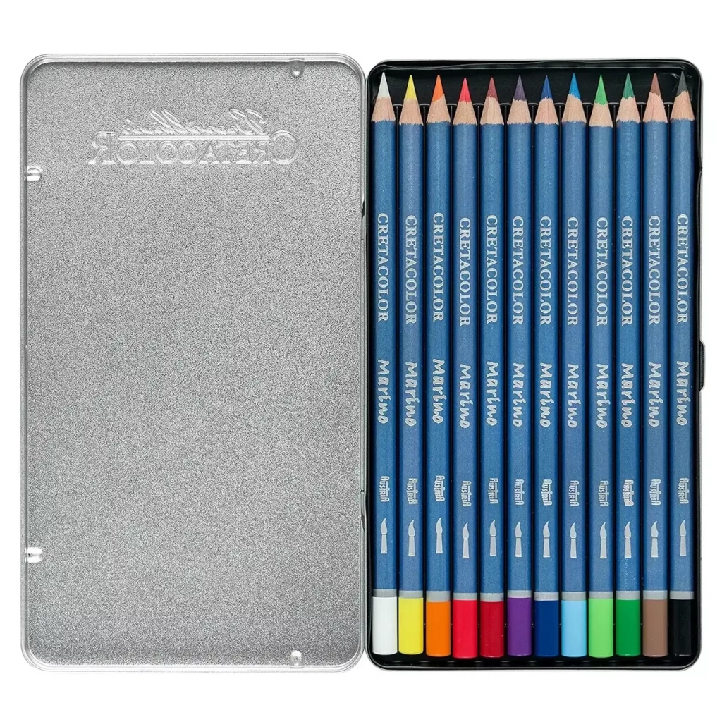 Олівці кольорові Cretacolor Marino акварельні 12 кольорів (9002592240124) Олівці кольорові Cretacolor Marino акварельні 12 кольорів (9002592240124)