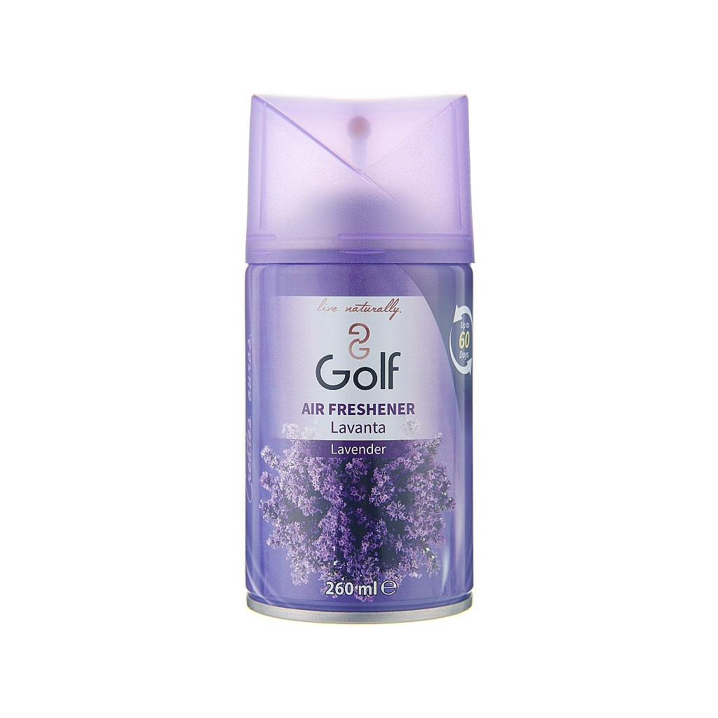 Освіжувач повітря Golf Home Лаванда Змінний балон 260 мл (8697405605187)