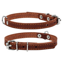 Нашийник для тварин Collar одинарний Ш 14 мм Д 27-35 см коричневий (00036)