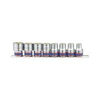 Набір торцевих головок KING TONY 1/2" 8 шт. на планці 10 - 22 мм (4510MR)