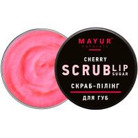 Скраб для губ Mayur Cherry Lip Sugar Scrub Вишневий конфітюр 15 г (4820230953244)