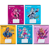 Notebook Kite Monster High 12 sheets, line (MH24-234)